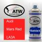 Preview: Audi, Mars Red, LA3A: 400ml Sprühdose, von ATW Autoteile West.